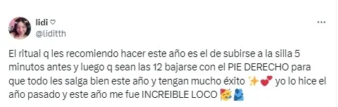 silla, año nuevo